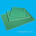 Feuille de tissu de verre époxy vert clair G10 FR4